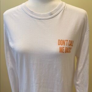 Women’s White Long Sleeve Summer Fridays Long-Sleeve T-Shirt Size M